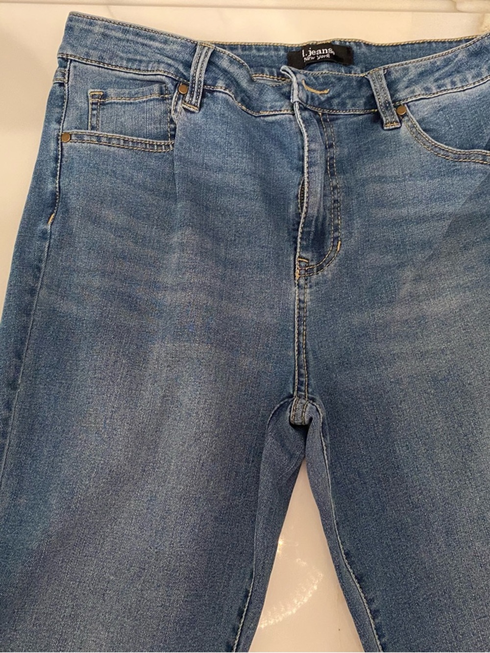 d. jeans Women's Blue Boot Cut Jeans - Picture 4 of 6
